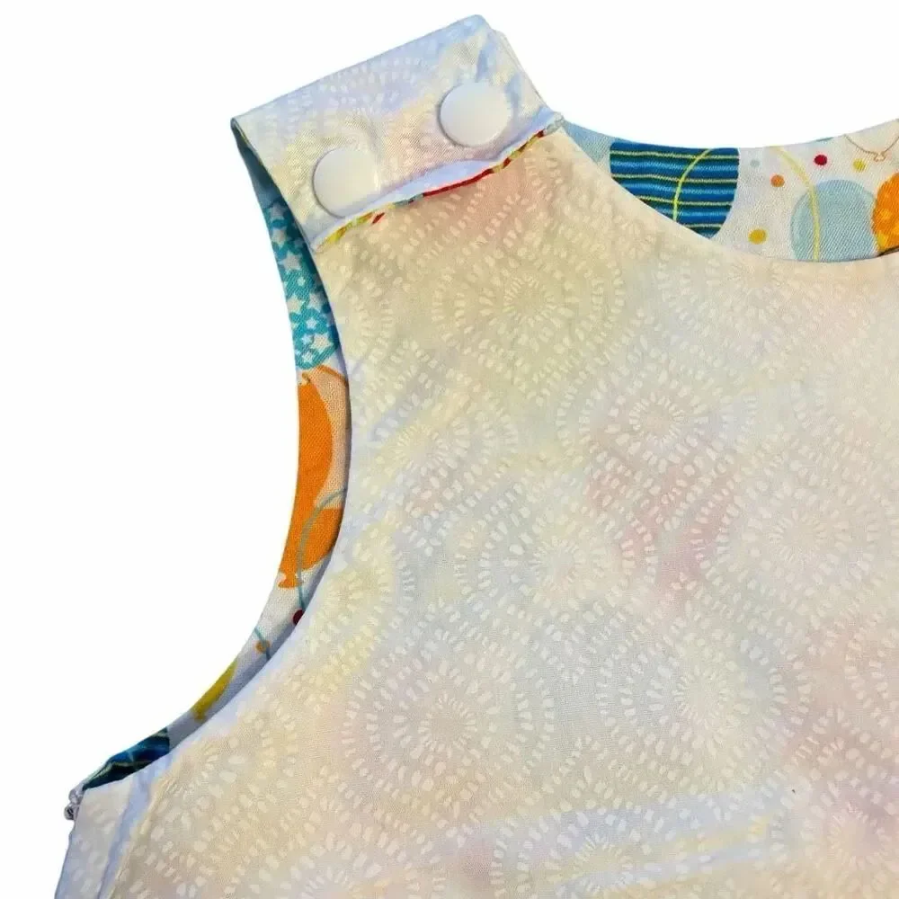 Homemade Balloon Print A Line Dress 2T
